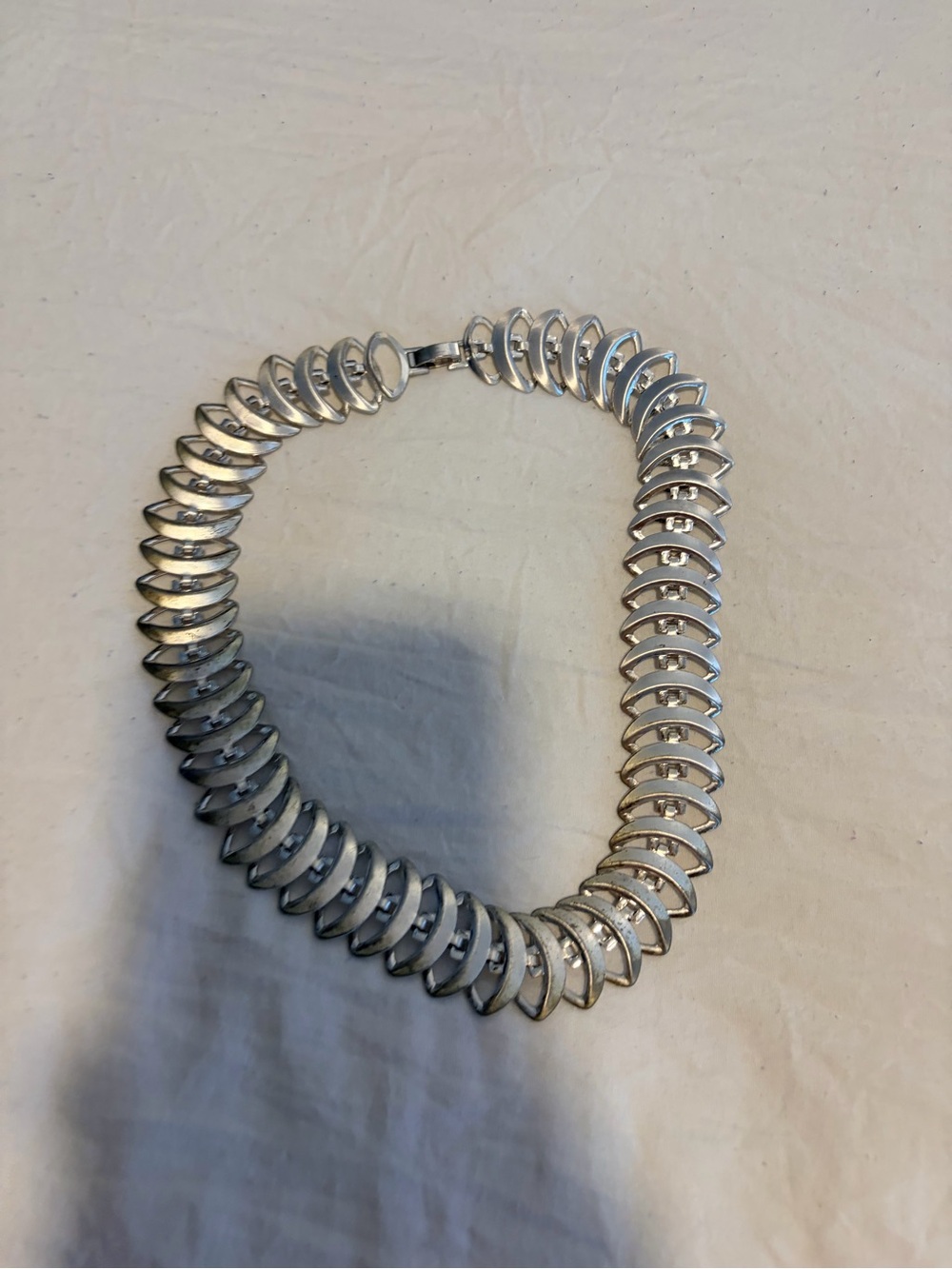 Statement Silver Link Necklace - Women Jewelry CD
